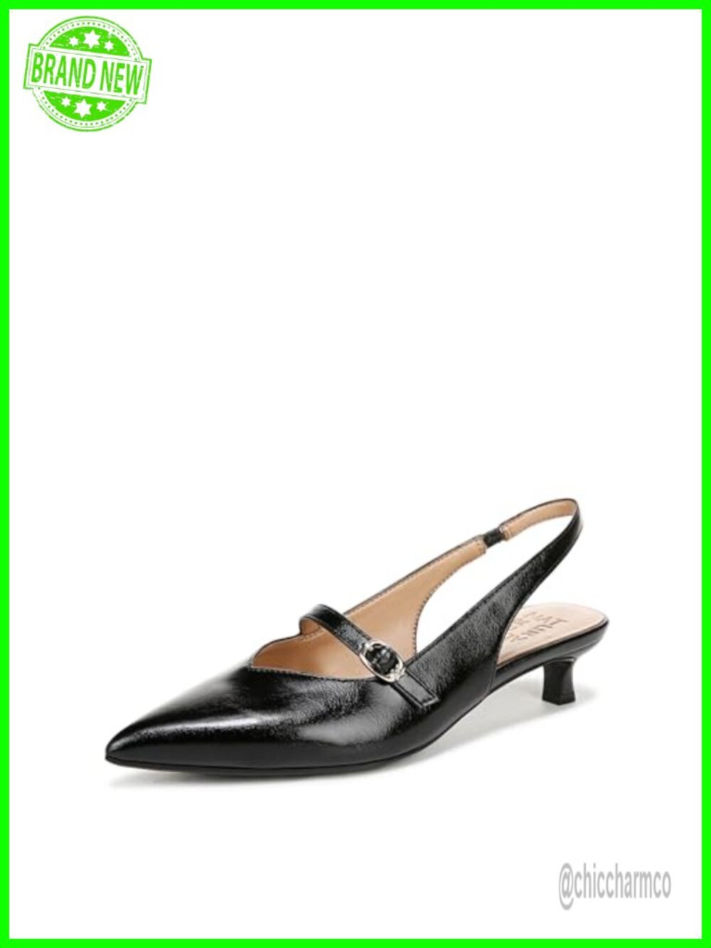 Naturalizer Grayson Pump Pointed Toe Kitten Heel Business Casual